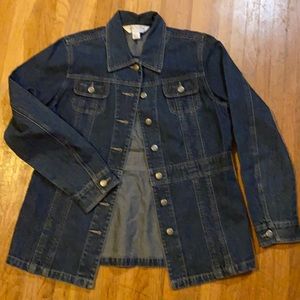 Casual Corner Petite jean jacket Medium